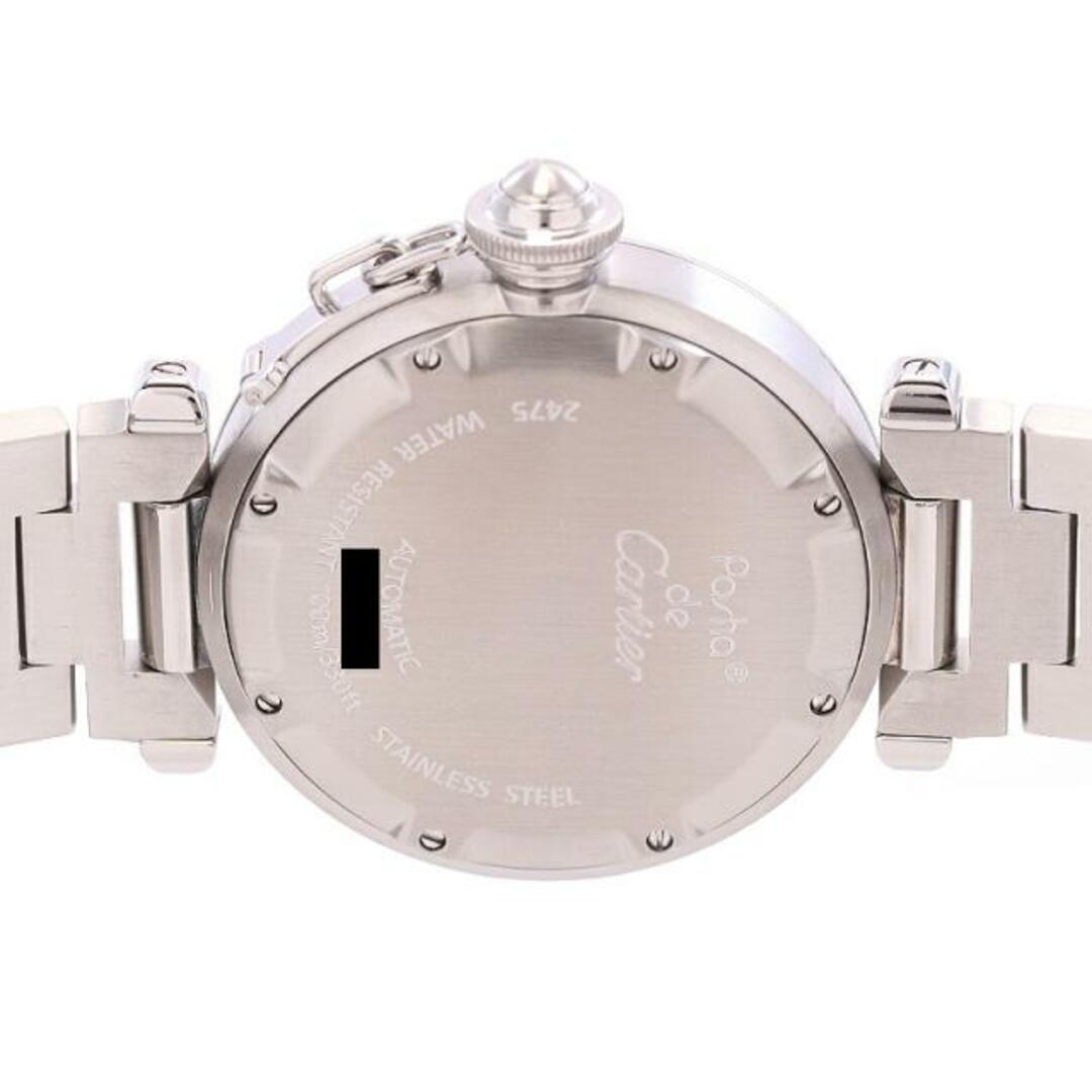 Cartier(カルティエ)の【OH済】 カルティエ 【CARTIER】 パシャ C ドゥ カルティエ ビッグデイト W31058M7 ボーイズ ピンク ステンレススティール 腕時計 時計 PASHA C DE CARTIER BIG DATE PINK SS 【中古】  メンズの時計(腕時計(アナログ))の商品写真
