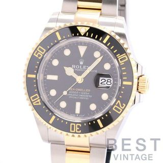 ロレックス(ROLEX)のロレックス 【ROLEX】 シードゥエラー 126603 (M126603-0001) メンズ ブラック K18イエローゴールド/ステンレススティール 腕時計 時計 SEA-DWELLER BLACK K18YG/SS コンビ【中古】 (腕時計(アナログ))