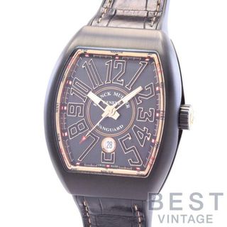 フランクミュラー(FRANCK MULLER)の【OH済】 フランクミュラー 【FRANCK MULLER】 ヴァンガードセンターセコンド 日本限定 V45SCDTJ TTNRBR5N メンズ ブラック K18ピンクゴールド/チタン(PVD加工) 腕時計 時計 VANGUARD CENTER SECONDS JAPAN LIMITED BLACK K18PG/TI(PVD) 【中古】 (腕時計(アナログ))