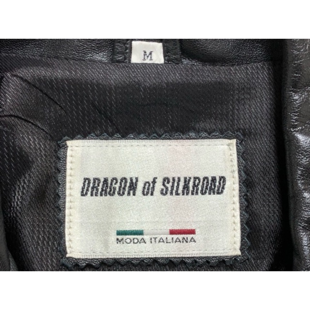 DRAGON of SILKROAD（ドラゴンオブシルクロード）レザー　2Bジャケット　テーラードジャケット【E3003-007】 メンズのジャケット/アウター(テーラードジャケット)の商品写真