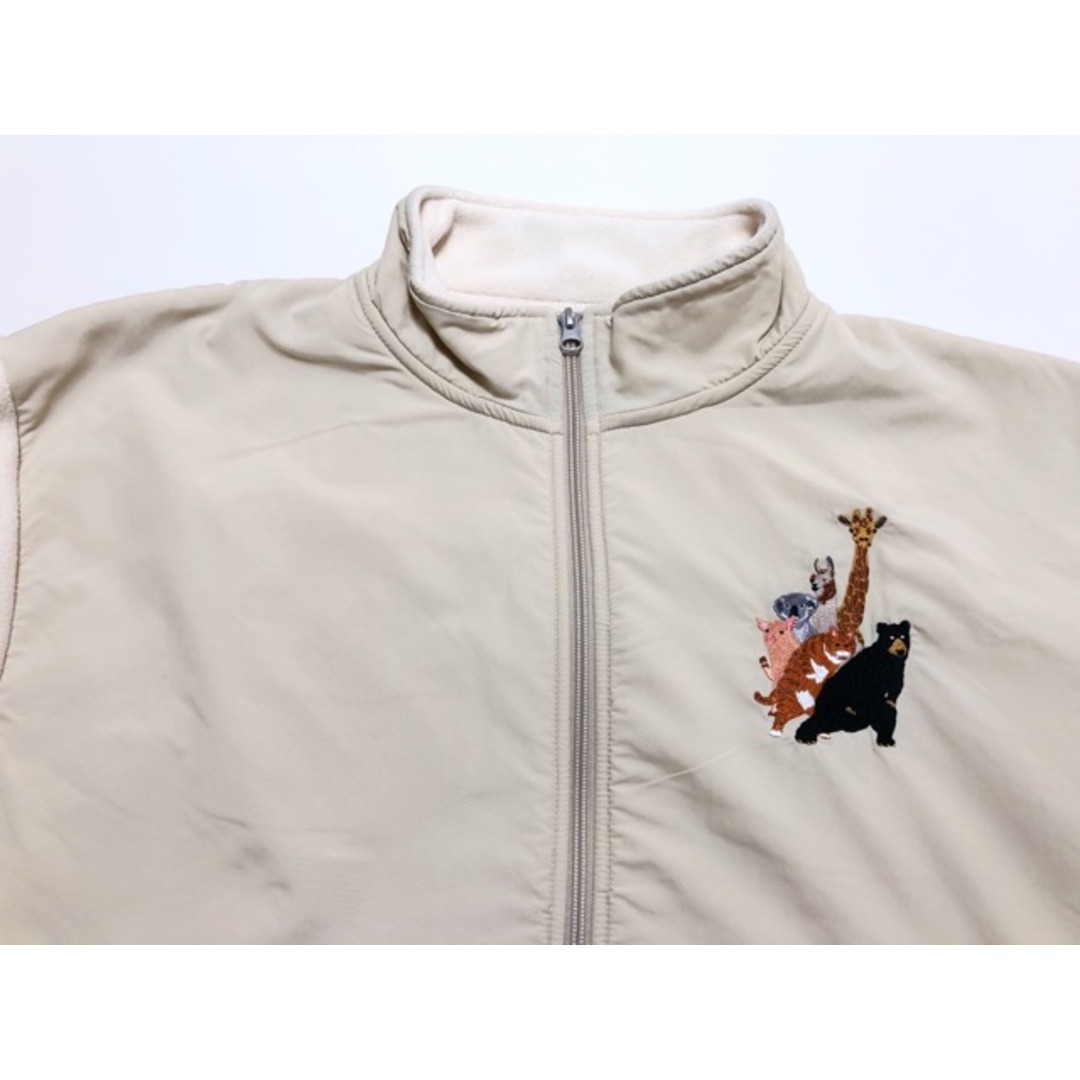 Graniph(グラニフ)のgraniph（グラニフ）アニマル刺繍　フリースジャケット【E3006-007】 メンズのジャケット/アウター(その他)の商品写真