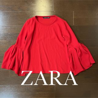 ザラ(ZARA)のZARA WOMAN ザラ ウーマン ボリュームスリーブ ブラウス トップス(シャツ/ブラウス(長袖/七分))