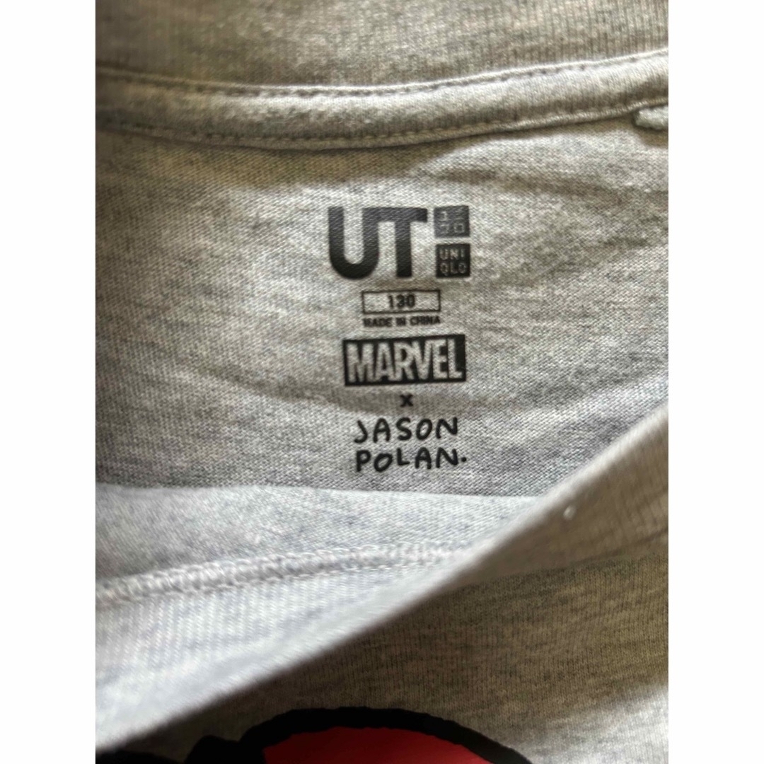 UNIQLO(ユニクロ)のMARVEL アイアンマン ユニクロ キッズ 男の子 Tシャツ 130 双子 キッズ/ベビー/マタニティのキッズ服男の子用(90cm~)(Tシャツ/カットソー)の商品写真
