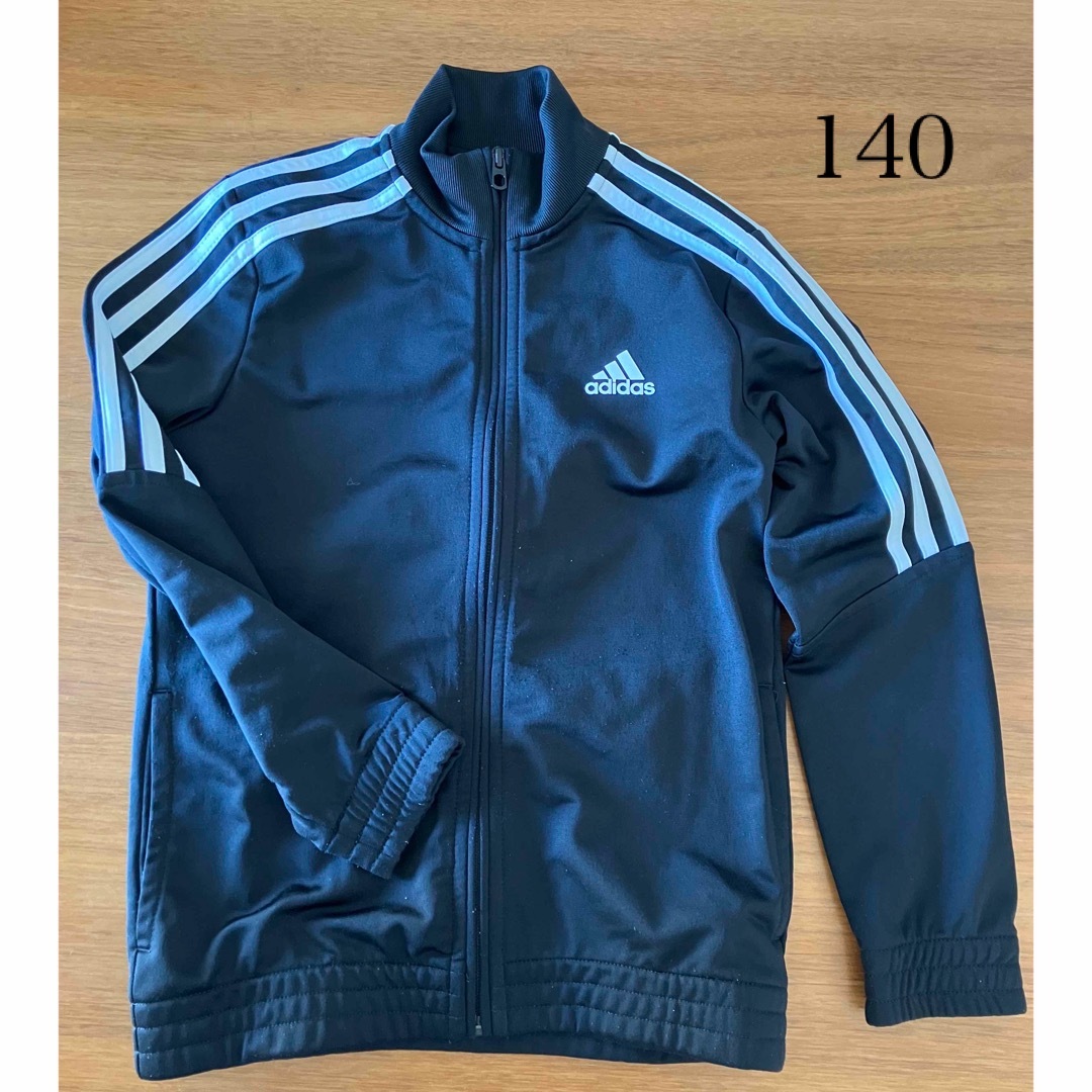 adidas(アディダス)の140 アディダス ジャージジャケット キッズ/ベビー/マタニティのキッズ服男の子用(90cm~)(ジャケット/上着)の商品写真