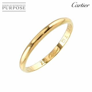 カルティエ(Cartier)のカルティエ Cartier クラシック バンド #51 リング K18 YG イエローゴールド 750 指輪【証明書付き】 VLP 90188725(リング(指輪))