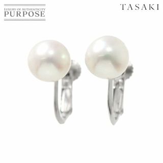 タサキ(TASAKI)のタサキ TASAKI アコヤ真珠 7.5mm イヤリング K18 WG ホワイトゴールド 750 パール 田崎真珠 VLP 90226594(イヤリング)