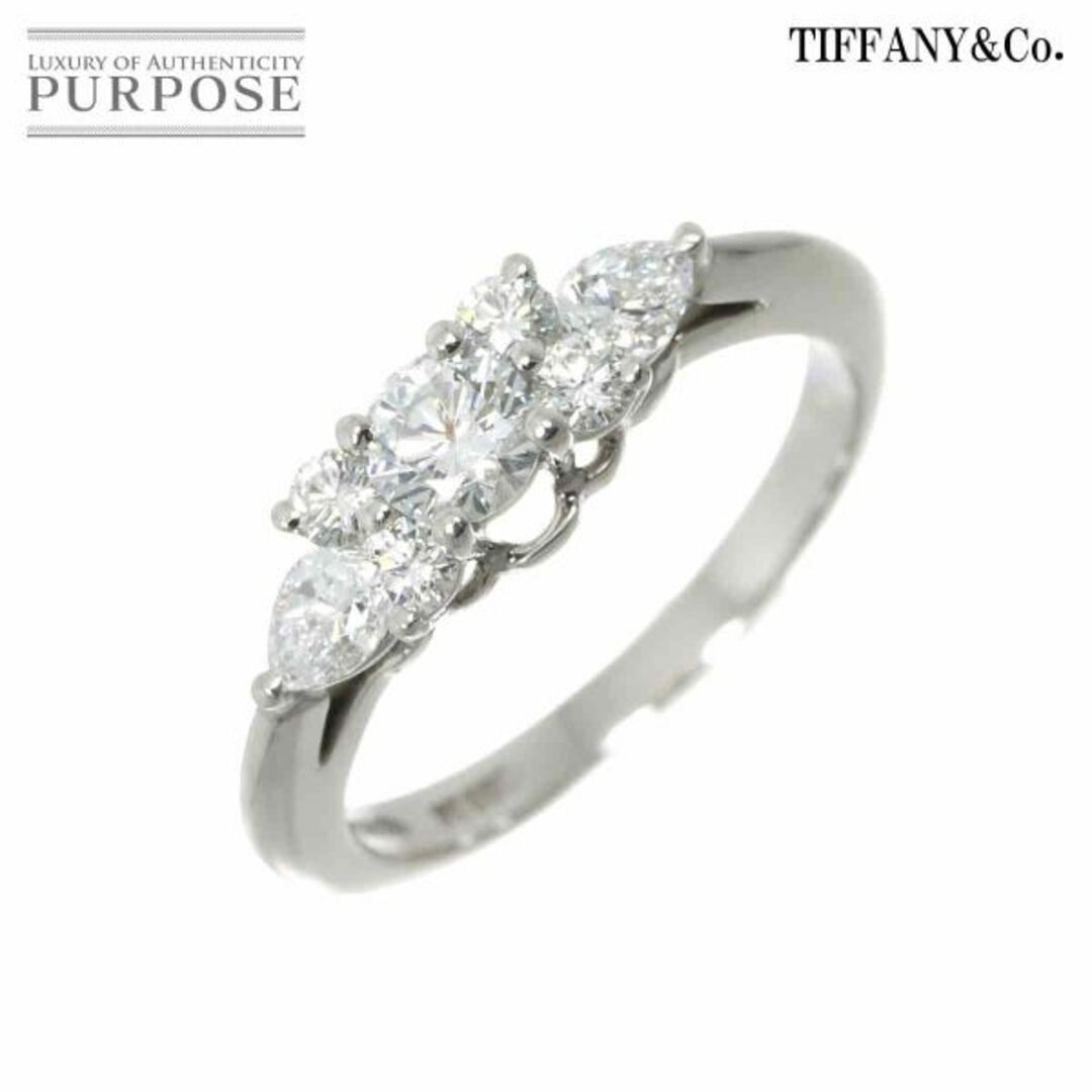 Tiffany & Co.(ティファニー)のティファニー TIFFANY&Co. セブンストーン 8号 リング ダイヤ Pt プラチナ 指輪 VLP 90227565 レディースのアクセサリー(リング(指輪))の商品写真
