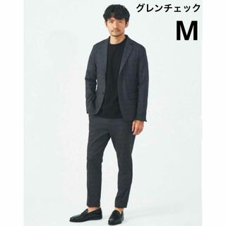 【グレンチェック】ABAHOUSE GRAY MASCHILE　スーツ　M