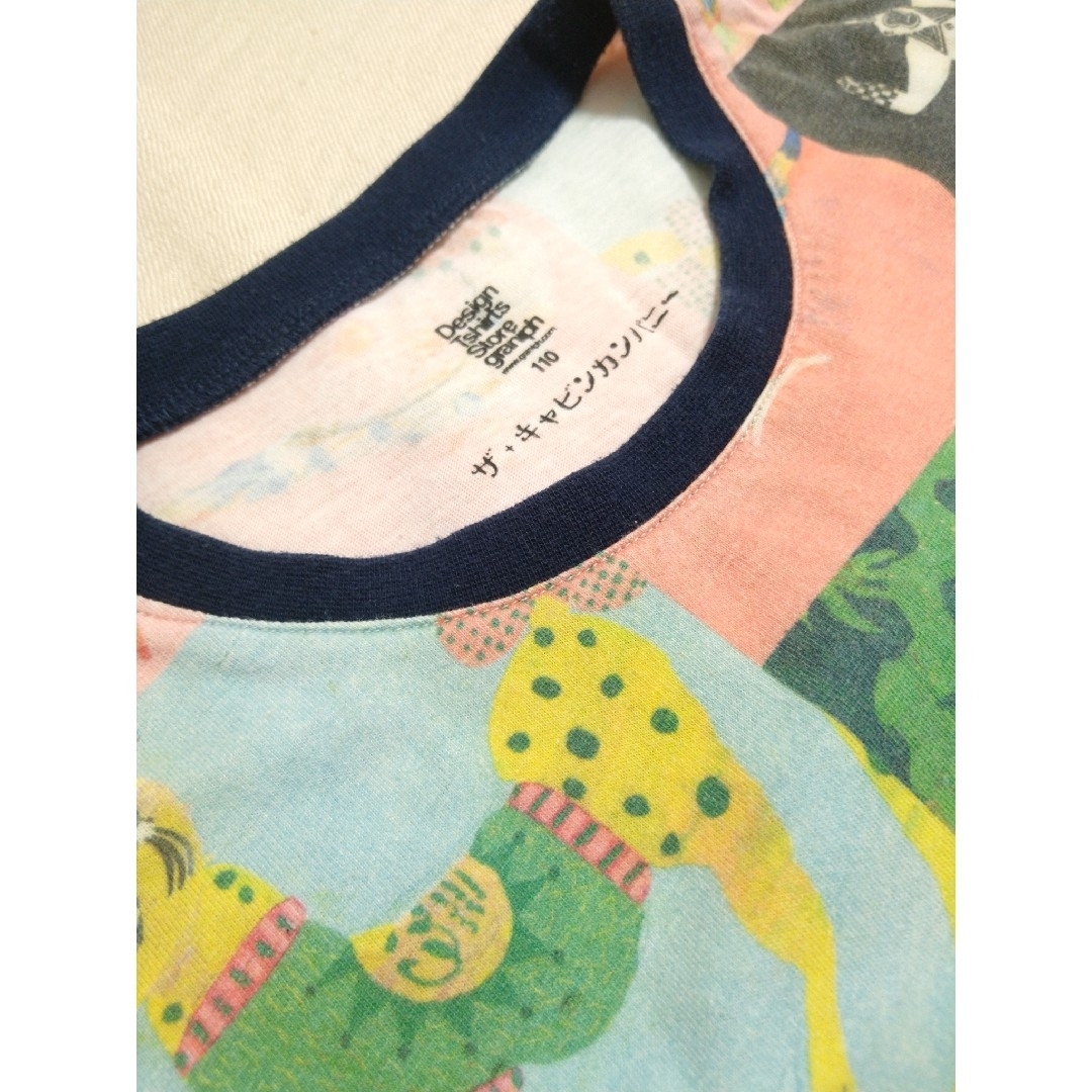 Design Tshirts Store graniph(グラニフ)のグラニフ　チュニック　Tシャツ　110 キッズ/ベビー/マタニティのキッズ服女の子用(90cm~)(Tシャツ/カットソー)の商品写真