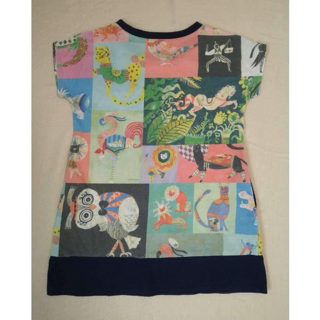 Design Tshirts Store graniph(グラニフ)のグラニフ　チュニック　Tシャツ　110 キッズ/ベビー/マタニティのキッズ服女の子用(90cm~)(Tシャツ/カットソー)の商品写真