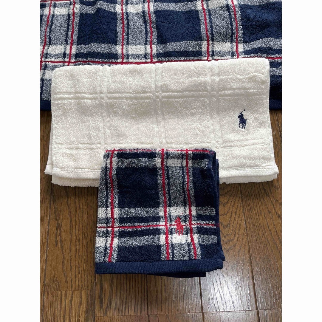 Ralph Lauren(ラルフローレン)のラルフローレン　タオルセット　新品　バスタオル　ウォッシュタオル　ハンドタオル インテリア/住まい/日用品の日用品/生活雑貨/旅行(タオル/バス用品)の商品写真