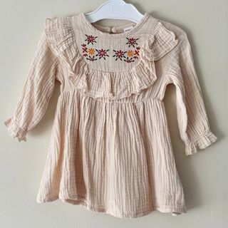 シーイン(SHEIN)のSHEIN花柄刺繍チュニック/トップス/ワンピース(シャツ/カットソー)