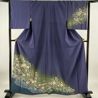 訪問着 身丈161.5cm 裄丈64.5cm 正絹 秀品 【中古】(着物)