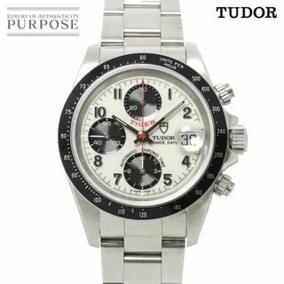 チュードル(Tudor)のチューダー チュードル TUDOR クロノタイム タイガー 79260 メンズ 腕時計 デイト アイボリー オートマ 自動巻き Chrono time VLP 90227056(腕時計(アナログ))