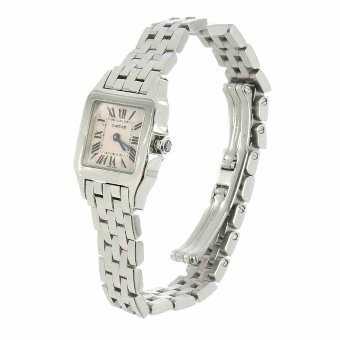 Cartier(カルティエ)のカルティエ Cartier サントスドゥモワゼルSM W25075Z5 レディース 腕時計 ピンクシェル クォーツ ウォッチ Santos Demoiselle SM VLP 90232525 レディースのファッション小物(腕時計)の商品写真