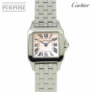 Cartier - カルティエ Cartier サントスドゥモワゼルSM W25075Z5 レディース 腕時計 ピンクシェル クォーツ ウォッチ Santos Demoiselle SM VLP 90232525