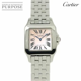 カルティエ Cartier サントスドゥモワゼルSM W25075Z5 レディース 腕時計 ピンクシェル クォーツ ウォッチ Santos Demoiselle SM VLP 90232525