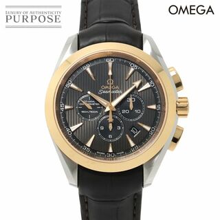 オメガ(OMEGA)のオメガ OMEGA シーマスター アクアテラ クロノグラフ 231 23 44 50 06 001 メンズ 腕時計 デイト グレー 自動巻き Seamaster VLP 90233481(腕時計(アナログ))
