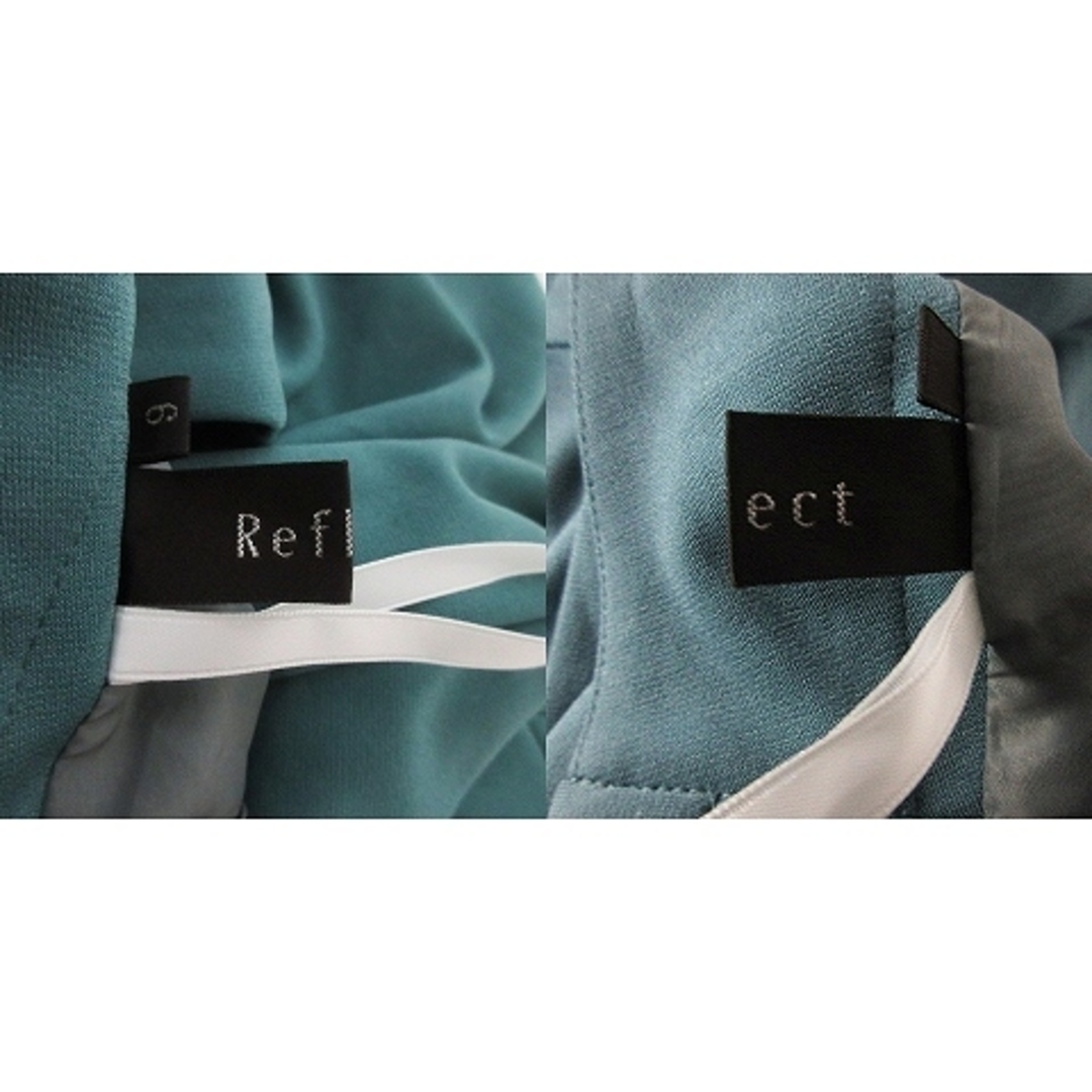 ReFLEcT(リフレクト)のリフレクト スカート フレア ロング バックファスナー 無地 9 緑 ボトムス レディースのスカート(ロングスカート)の商品写真
