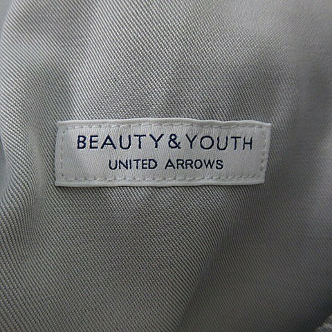 BEAUTY&YOUTH UNITED ARROWS(ビューティアンドユースユナイテッドアローズ)のB&Y ユナイテッドアローズ パンツ テーパード ストライプ グレー ボトムス メンズのパンツ(スラックス)の商品写真