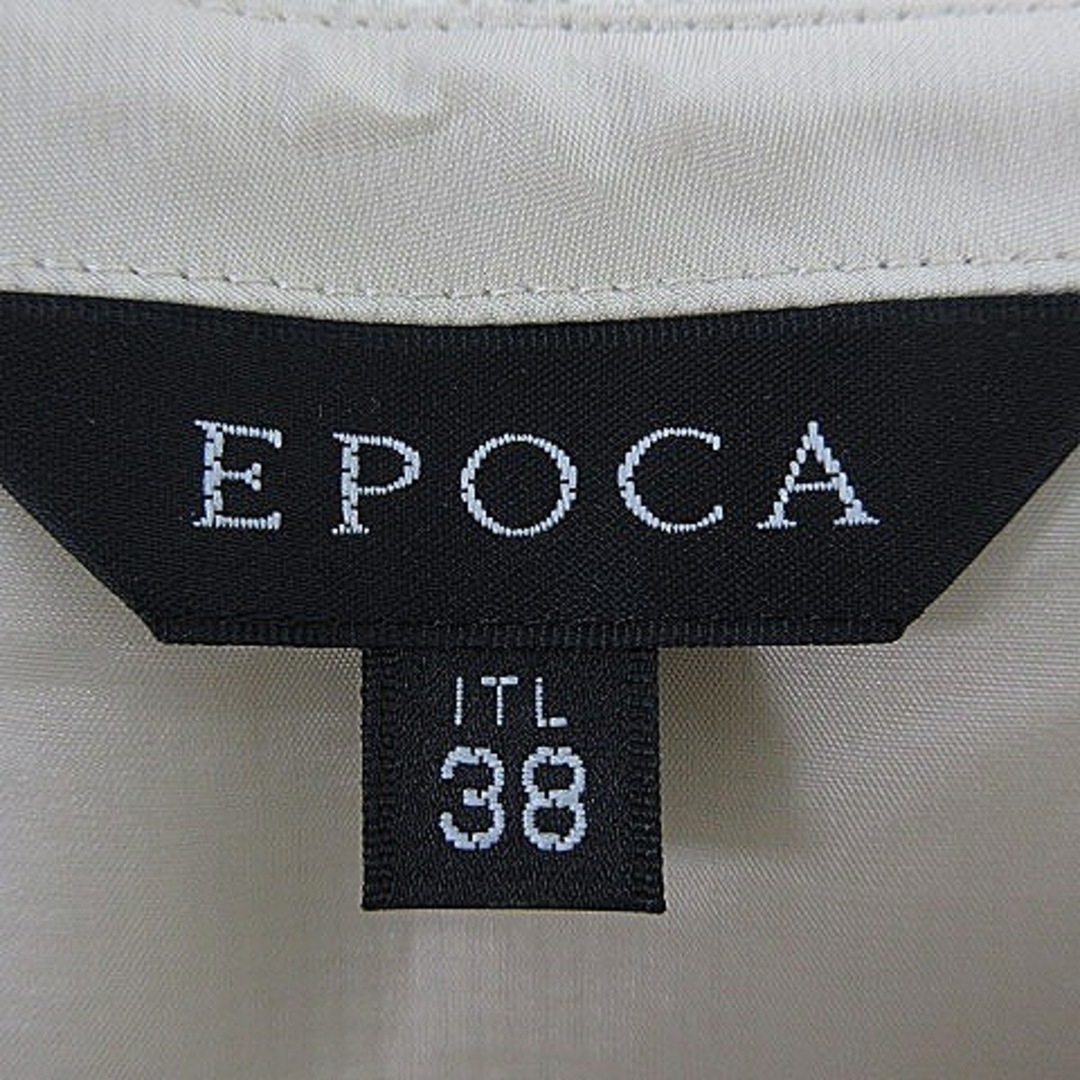 EPOCA(エポカ)のエポカ スカート 台形 ひざ丈 サイドファスナー レース アイボリー ボトムス レディースのスカート(ひざ丈スカート)の商品写真