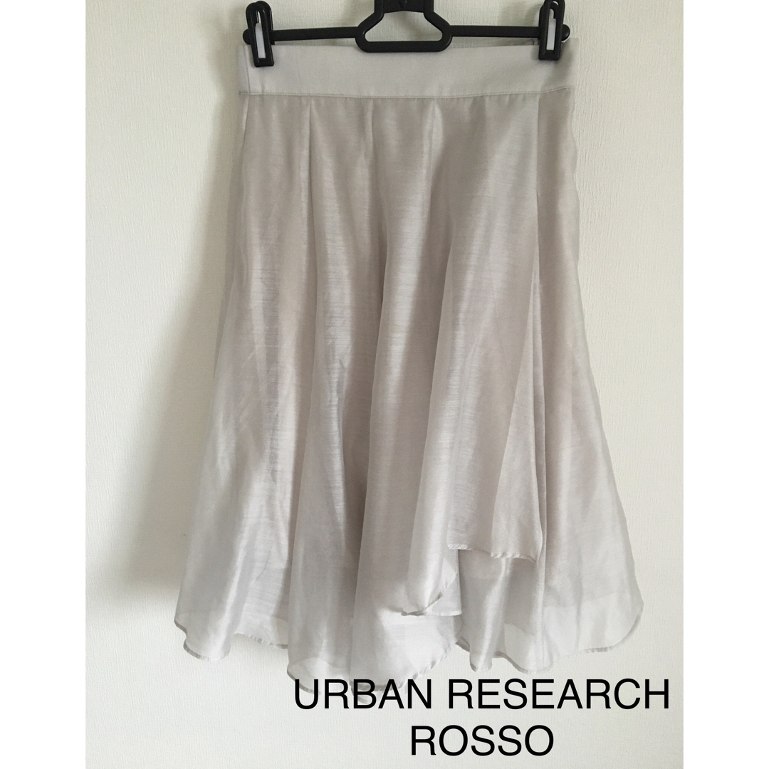 URBAN RESEARCH ROSSO(アーバンリサーチロッソ)のURBAN RESEARCH ROSSO ランダムヘムフレアスカート レディースのスカート(ひざ丈スカート)の商品写真