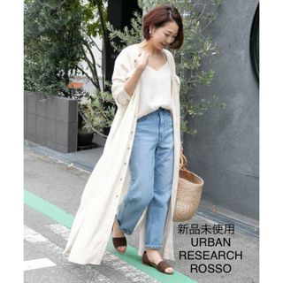 URBAN RESEARCH ROSSO - 未使用♦URBAN RESEARCH ROSSO リネンマキシシャツワンピース