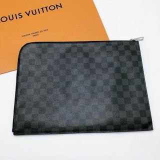 ルイヴィトン(LOUIS VUITTON)の【鑑定済】ルイヴィトン  ダミエグラフィット　ポシェットジュールGM クラッチ(セカンドバッグ/クラッチバッグ)