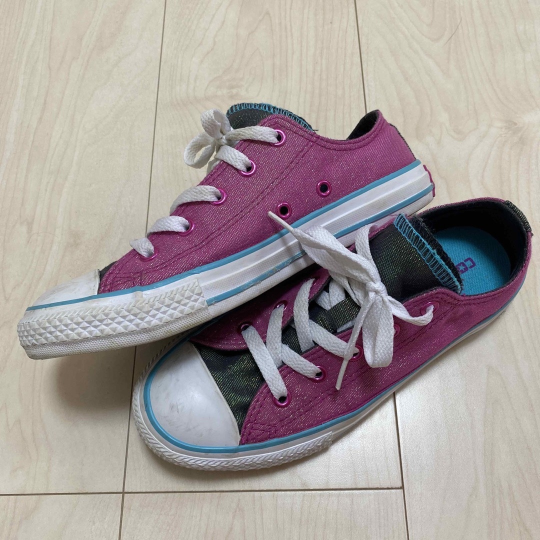 CONVERSE(コンバース)のconverse All ⭐︎STAR海外限定カラー キッズ/ベビー/マタニティのキッズ靴/シューズ(15cm~)(スニーカー)の商品写真