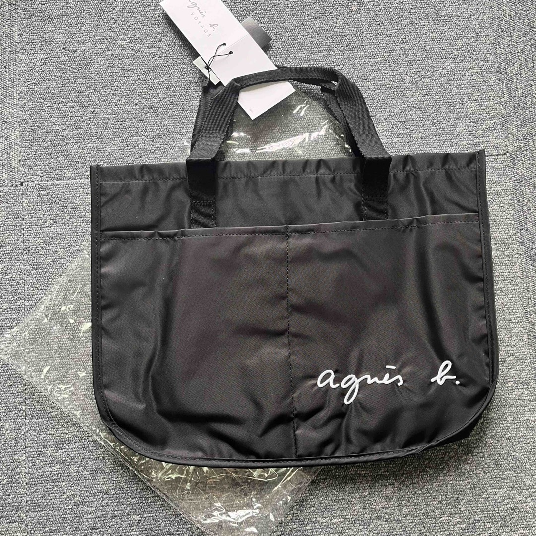 agnes b.(アニエスベー)のアニエスベー agnes b レッスンバッグ　トートバッグ　ブラック レディースのバッグ(トートバッグ)の商品写真