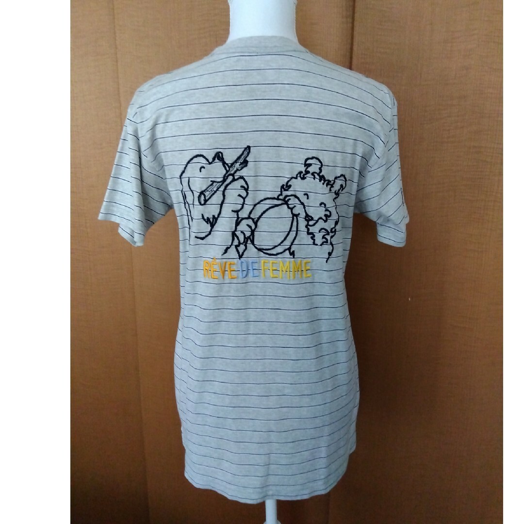 ♥デザイン刺繍Tシャツ/レーブドファーム レディースのトップス(Tシャツ(半袖/袖なし))の商品写真