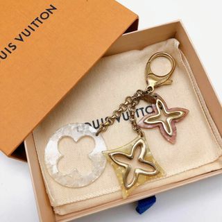 ルイヴィトン(LOUIS VUITTON)の【鑑定済】ルイヴィトン ビジューサック アンソレンス　キーリング バッグチャーム(キーホルダー)