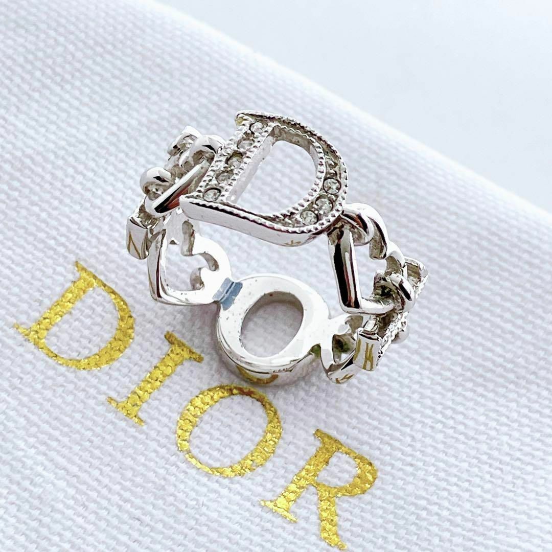 Christian Dior(クリスチャンディオール)のディオール dior CD リング 指輪 シルバー レディース 1008 レディースのアクセサリー(リング(指輪))の商品写真