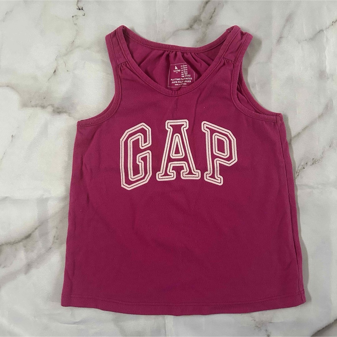 GAP Kids(ギャップキッズ)の100cm★女の子★GAP タンクトップ キッズ/ベビー/マタニティのキッズ服女の子用(90cm~)(Tシャツ/カットソー)の商品写真