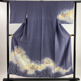 訪問着 身丈151.5cm 裄丈62.5cm 正絹 秀品 【中古】(着物)