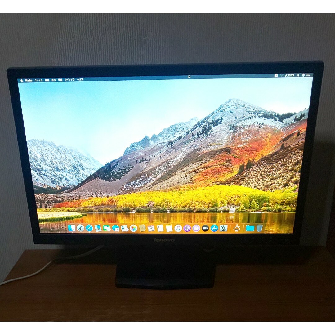 再値下 LENOVO 24型ワイドLEDディスプレイ LT2423WC フルHD スマホ/家電/カメラのPC/タブレット(ディスプレイ)の商品写真