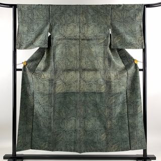 小紋 身丈154.5cm 裄丈63.5cm 正絹 美品 秀品 【中古】(着物)