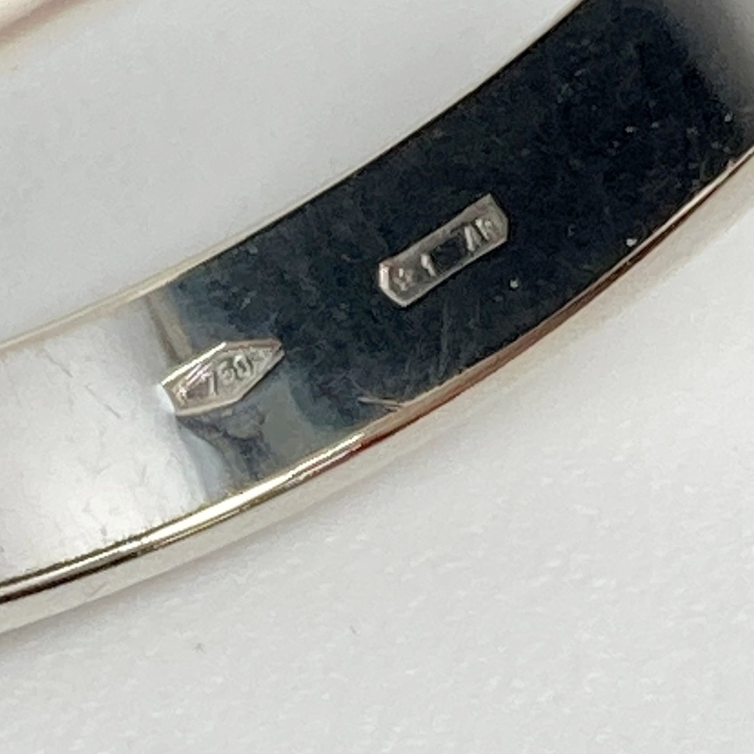 Gucci(グッチ)の☆☆GUCCI グッチ バンドリング K18WG 約17.5号 デザインリング 指輪 箱有 メンズのアクセサリー(リング(指輪))の商品写真