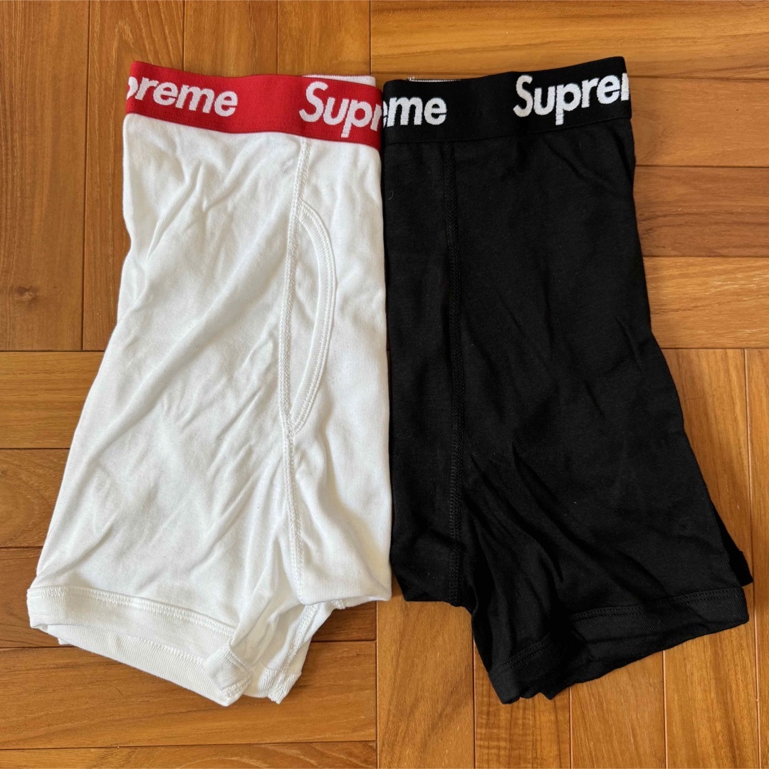 Supreme(シュプリーム)のSupreme Boxer Briefs Small Black & White メンズのアンダーウェア(ボクサーパンツ)の商品写真