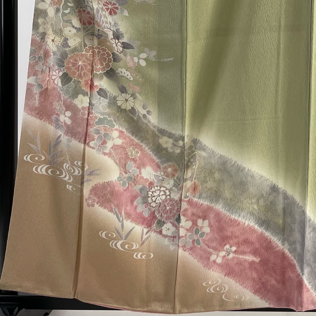 訪問着 身丈160.5cm 裄丈65.5cm 正絹 秀品 【中古】 レディースの水着/浴衣(着物)の商品写真