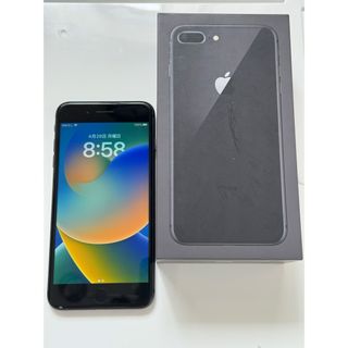 アイフォーン(iPhone)のアップル iPhone8 Plus 256GB スペースグレイ SIMフリー(スマートフォン本体)