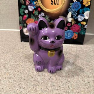 ANNA SUI アナスイ 貯金箱 招き猫