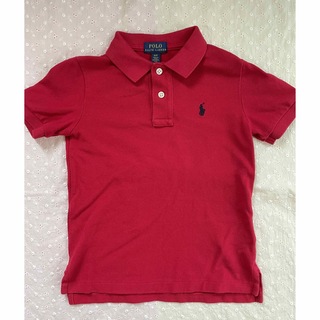 ポロラルフローレン(POLO RALPH LAUREN)のポロ　ラルフローレン  半袖ポロシャツ　赤　4t  110㎝(Tシャツ/カットソー)