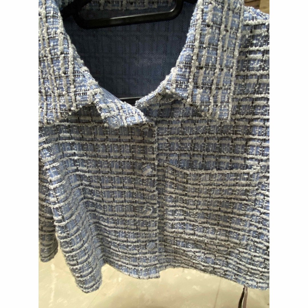 PLAID SHORT SLEEVE レディースのトップス(シャツ/ブラウス(長袖/七分))の商品写真