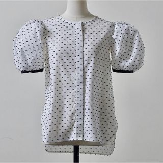 RICO リコ Bonbon blouse ホワイト Fサイズ(シャツ/ブラウス(半袖/袖なし))