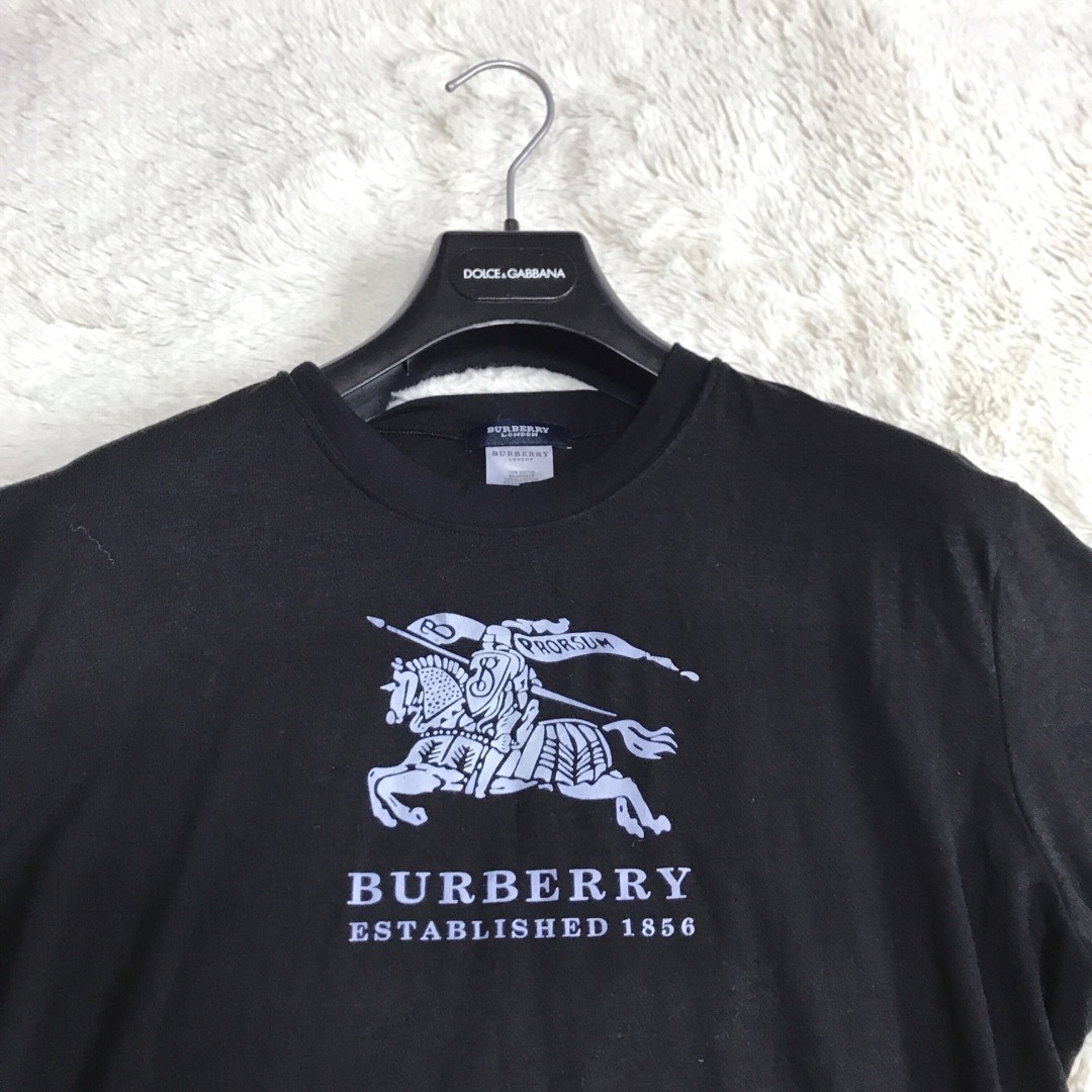 BURBERRY(バーバリー)の希少 美品 BURBERRY プローサム ホースロゴ カットソー Tシャツ 半袖 レディースのトップス(Tシャツ(半袖/袖なし))の商品写真