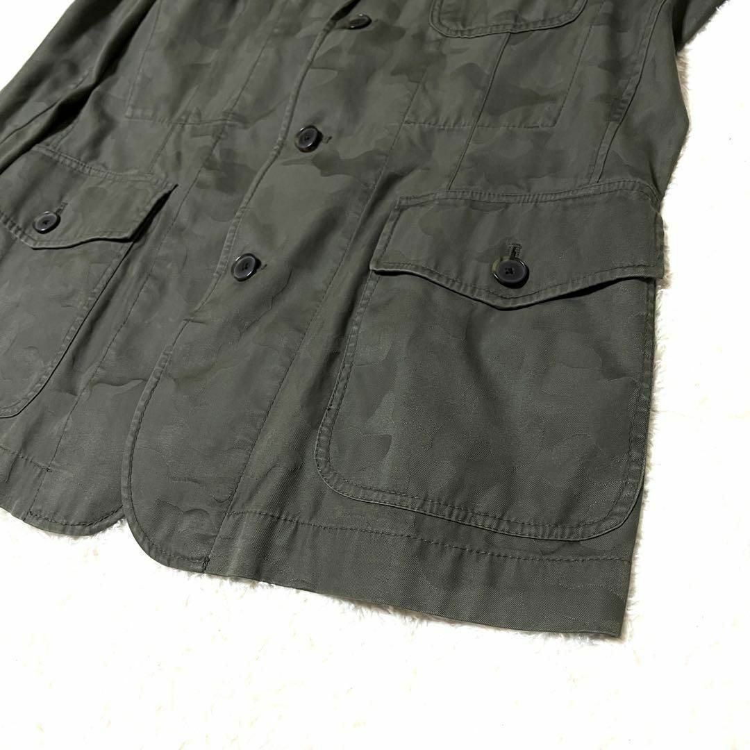 Michael Kors(マイケルコース)の激レア 美品 マイケルコース ミリタリージャケット カモフラ カーキ L メンズのジャケット/アウター(ミリタリージャケット)の商品写真