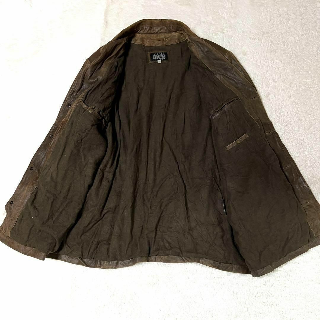 VINTAGE(ヴィンテージ)の90s ヴィンテージ ウィルソンズレザー レザージャケット ブラウン XL メンズのジャケット/アウター(レザージャケット)の商品写真