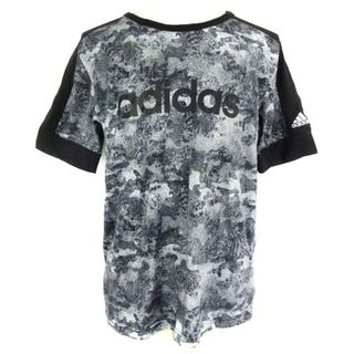 アディダス(adidas)のアディダス MSPORTIDCAMOグラフィックTシャツ 半袖 総柄 O グレー(Tシャツ/カットソー(半袖/袖なし))