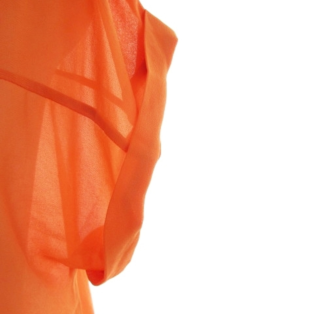 ROSE BUD(ローズバッド)のローズバッド カットソー フレンチスリーブ シアー ロールアップ F オレンジ レディースのトップス(カットソー(半袖/袖なし))の商品写真